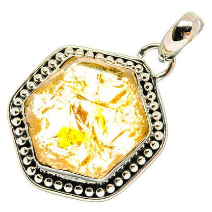 Citrine Pendants handcrafted by Ana Silver Co - PD24720 - Photo 2
