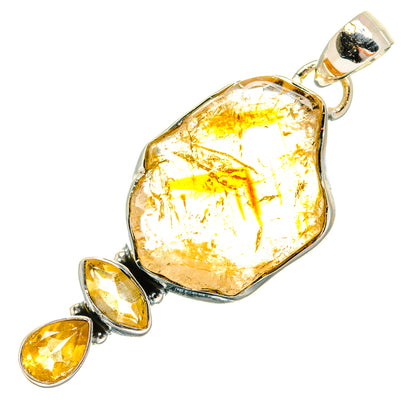 Citrine Pendants handcrafted by Ana Silver Co - PD24728 - Photo 2
