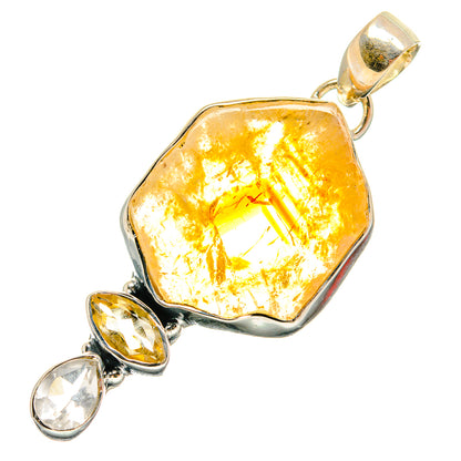 Citrine Pendants handcrafted by Ana Silver Co - PD24729 - Photo 2