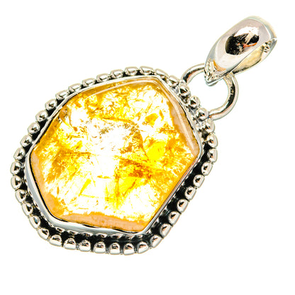 Citrine Pendants handcrafted by Ana Silver Co - PD24730 - Photo 2