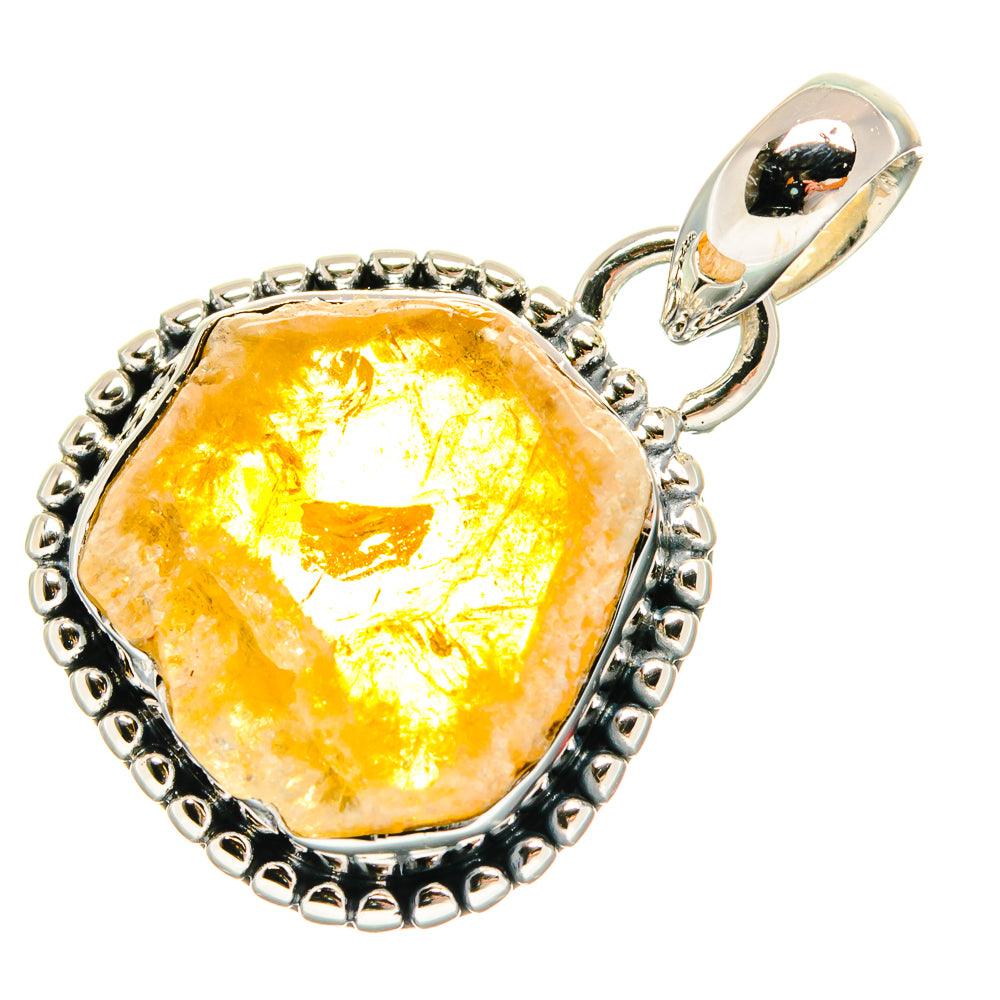 Citrine Pendants handcrafted by Ana Silver Co - PD24731 - Photo 2