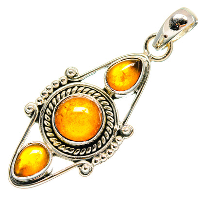 Carnelian Pendants handcrafted by Ana Silver Co - PD24734 - Photo 2