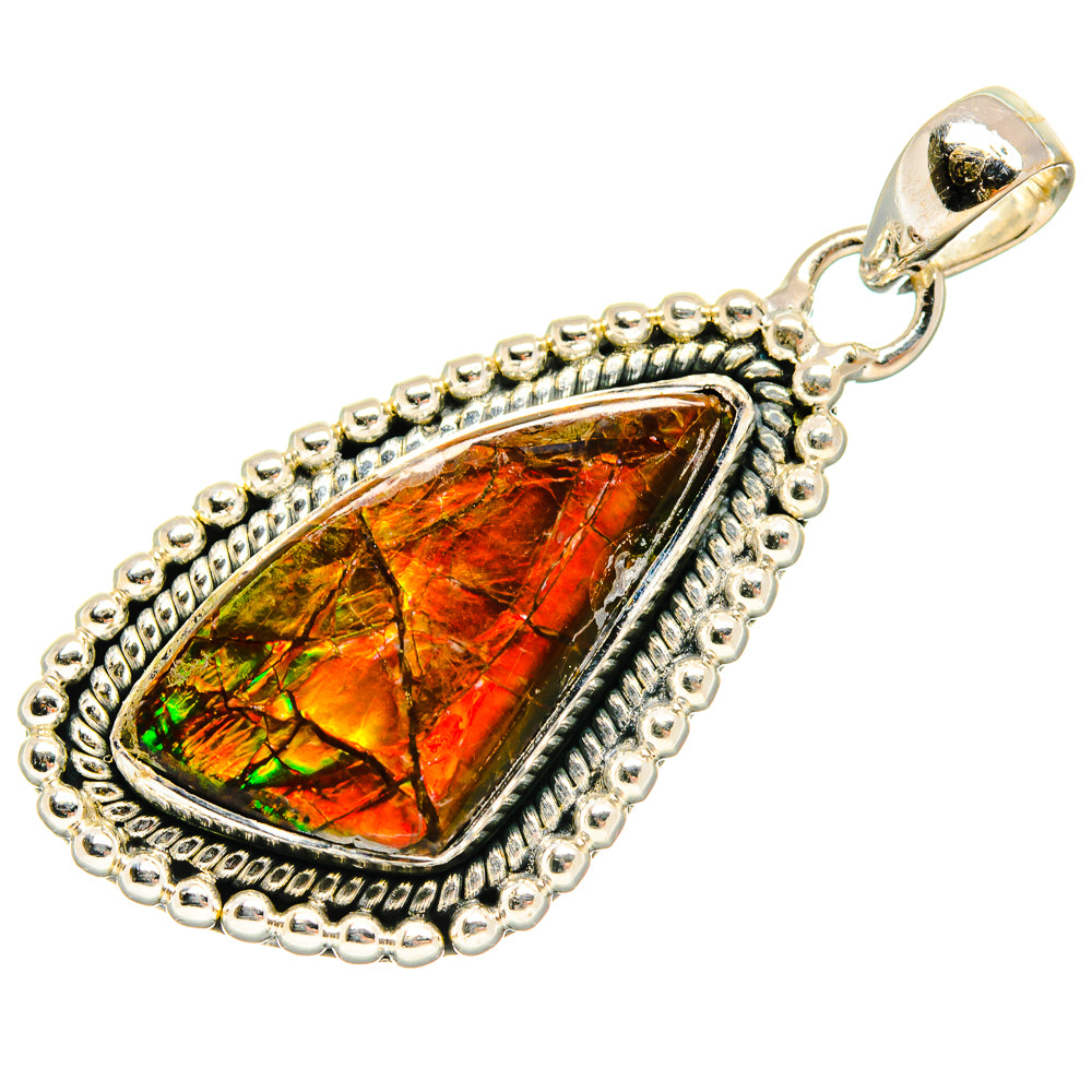 Ammolite Pendants handcrafted by Ana Silver Co - PD24738 - Photo 2