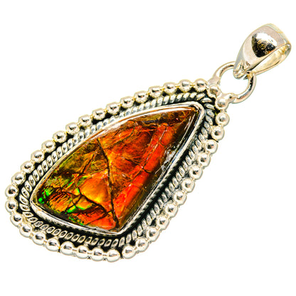 Ammolite Pendants handcrafted by Ana Silver Co - PD24738 - Photo 2