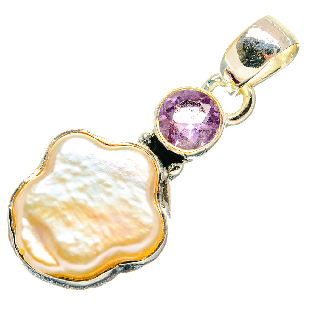 Mother Of Pearl Pendants handcrafted by Ana Silver Co - PD24743 - Photo 2