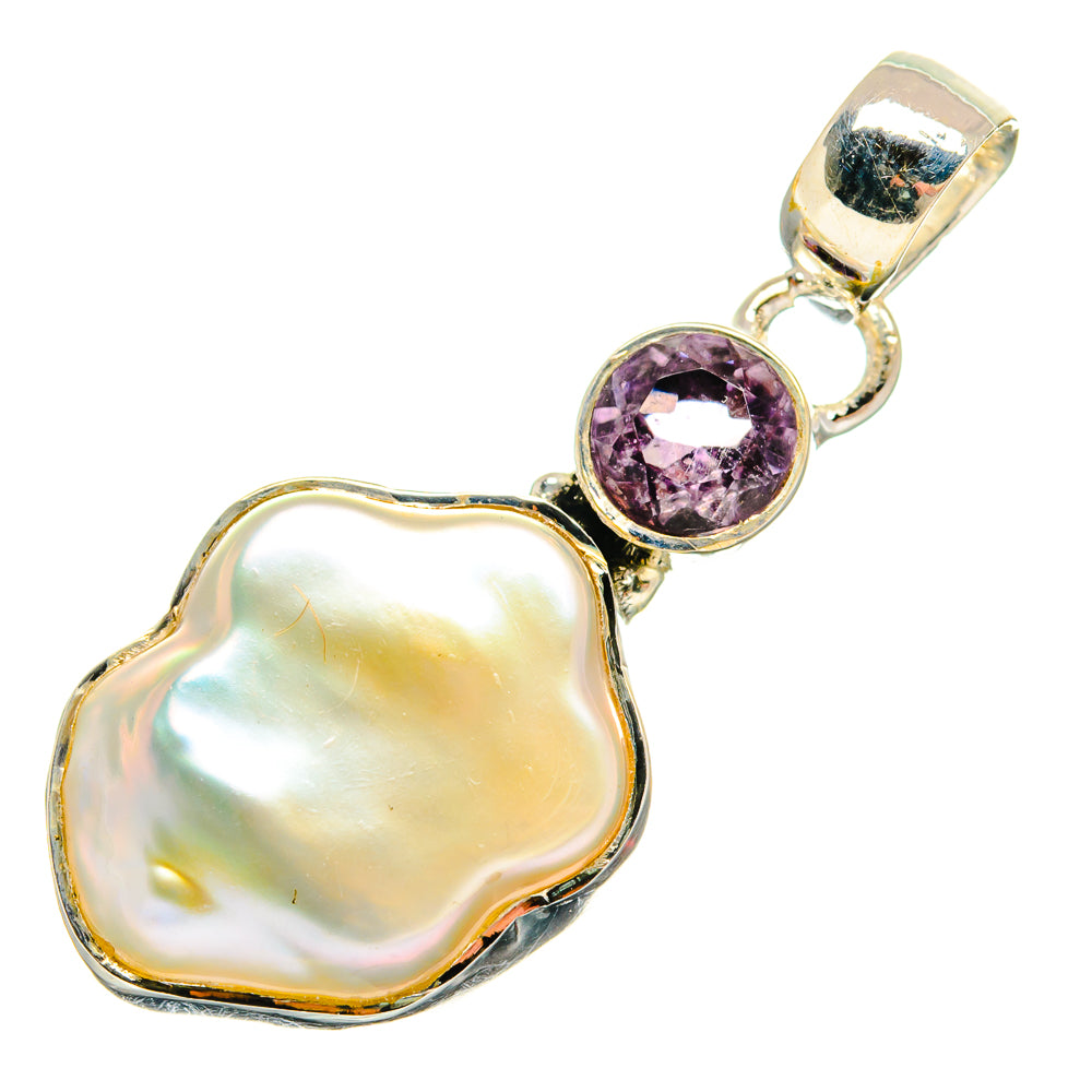 Mother Of Pearl Pendants handcrafted by Ana Silver Co - PD24744 - Photo 2