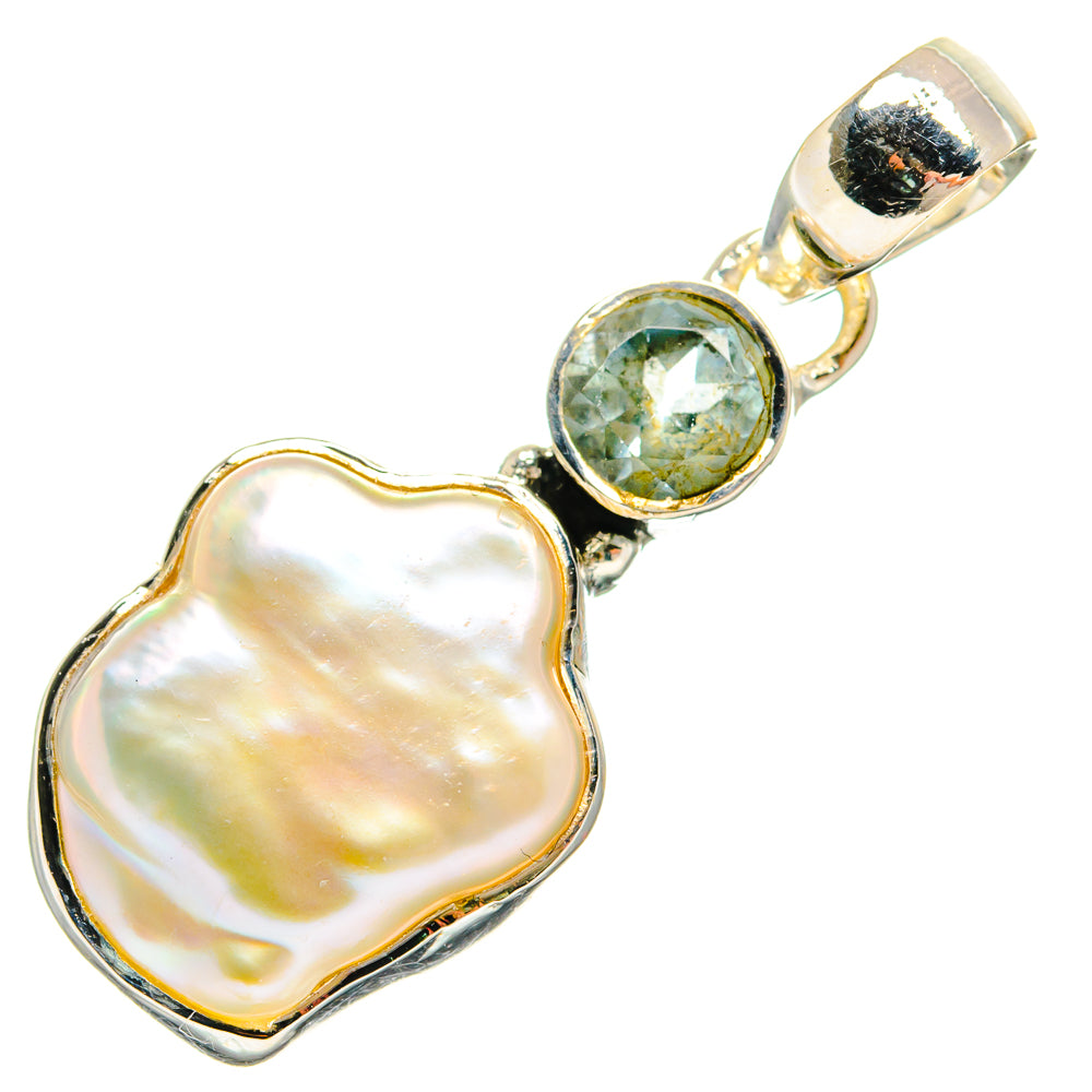 Mother Of Pearl Pendants handcrafted by Ana Silver Co - PD24745 - Photo 2