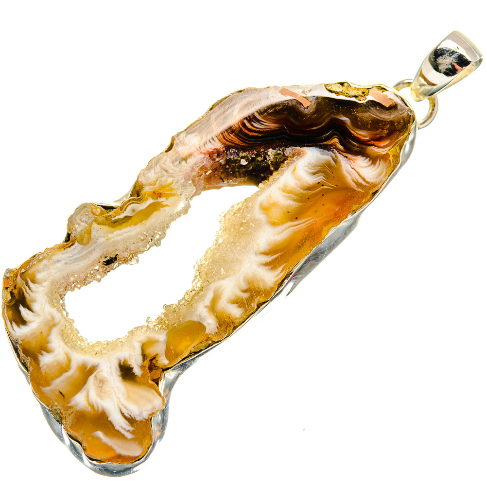 Occo Geode Pendants handcrafted by Ana Silver Co - PD24747 - Photo 2