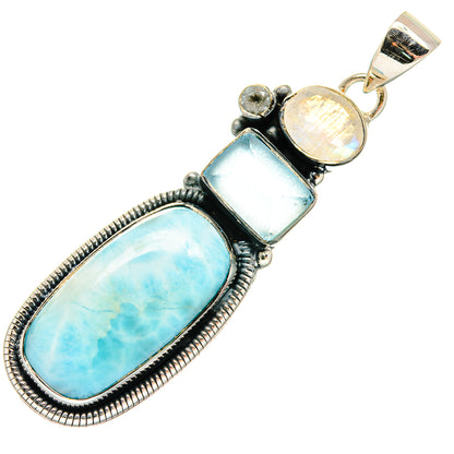 Larimar Pendants handcrafted by Ana Silver Co - PD24768 - Photo 2