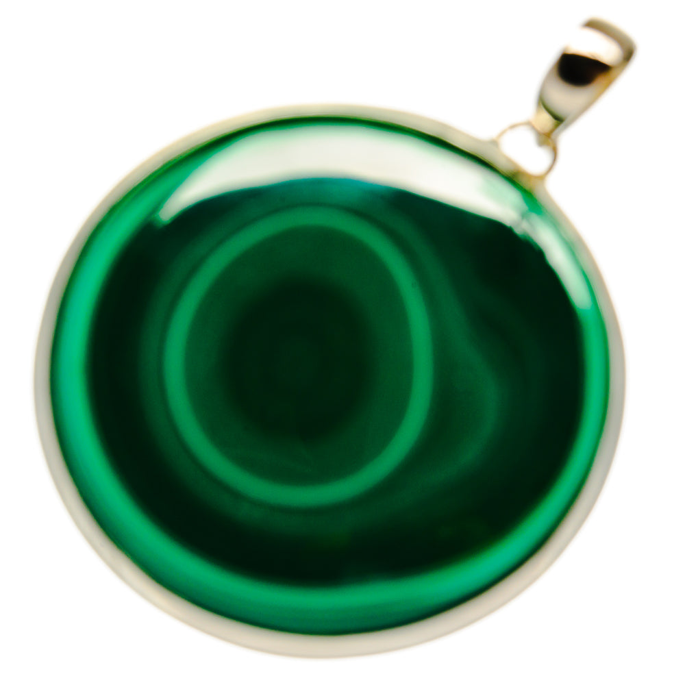 Malachite Pendants handcrafted by Ana Silver Co - PD24770 - Photo 2