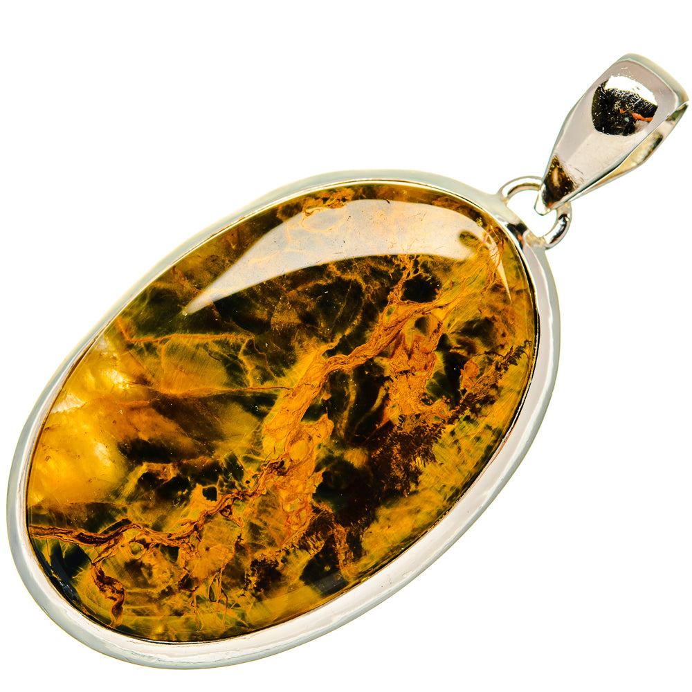 Golden Pietersite Pendants handcrafted by Ana Silver Co - PD24773 - Photo 2