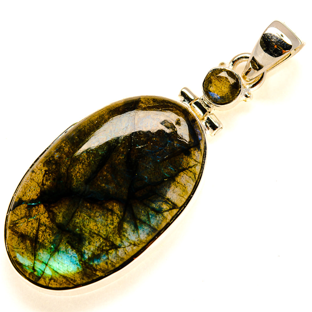 Labradorite Pendants handcrafted by Ana Silver Co - PD24791 - Photo 2