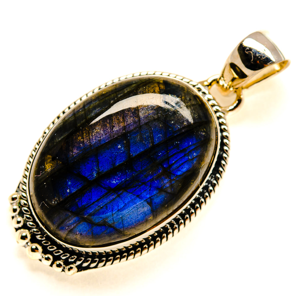 Labradorite Pendants handcrafted by Ana Silver Co - PD24797 - Photo 2