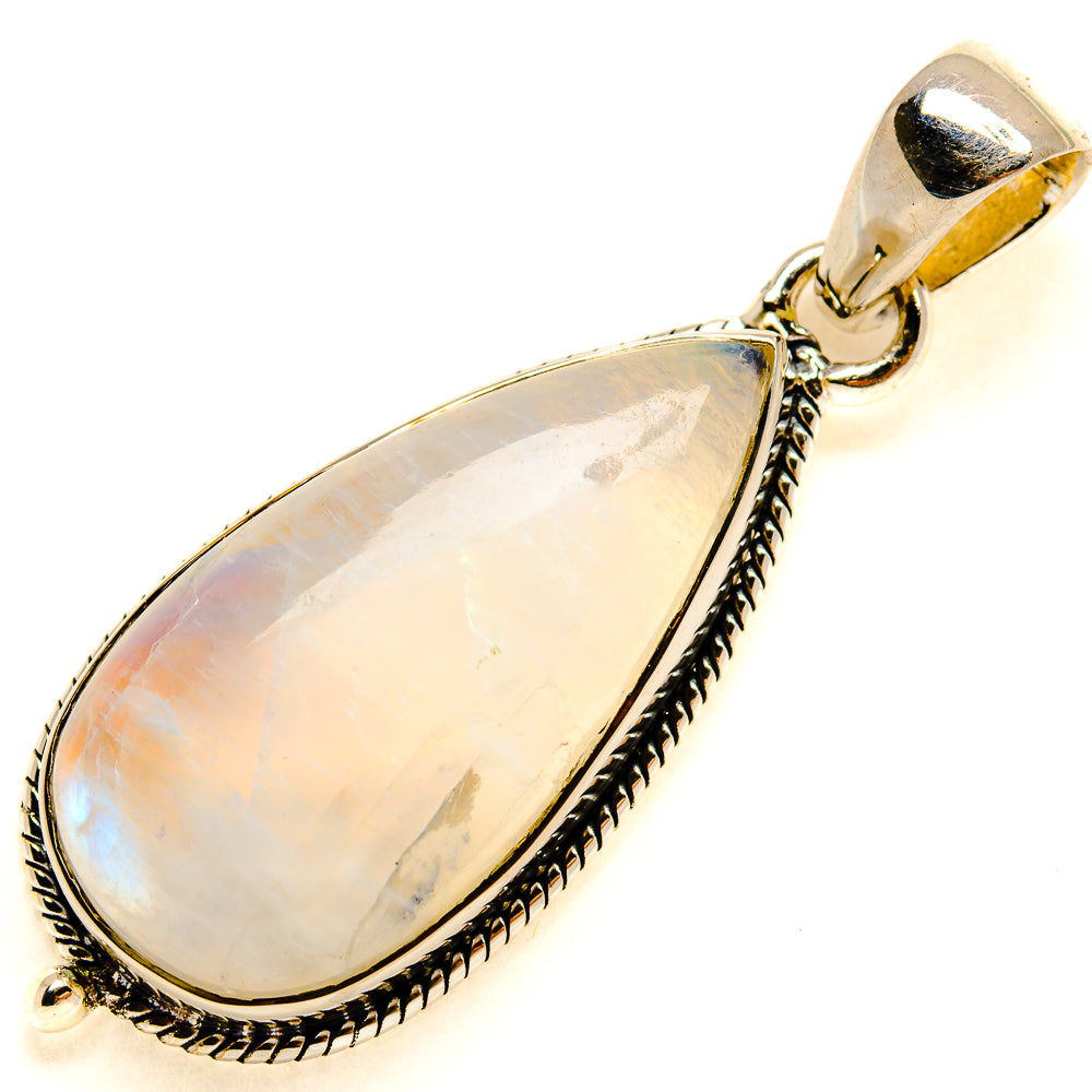 Rainbow Moonstone Pendants handcrafted by Ana Silver Co - PD24803 - Photo 2
