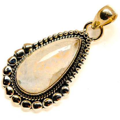 Rainbow Moonstone Pendants handcrafted by Ana Silver Co - PD24805 - Photo 2