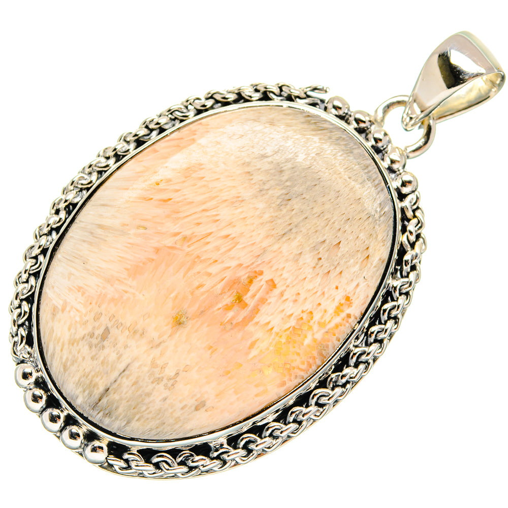 Scolecite Pendants handcrafted by Ana Silver Co - PD24813 - Photo 2