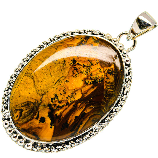 Picture Jasper Pendants handcrafted by Ana Silver Co - PD24817 - Photo 2