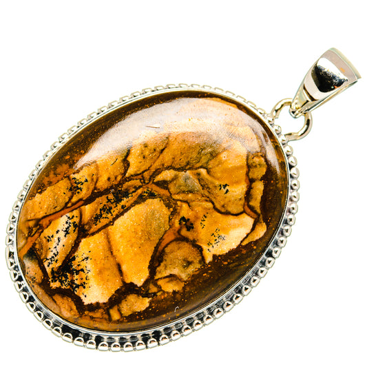 Picture Jasper Pendants handcrafted by Ana Silver Co - PD24818 - Photo 2