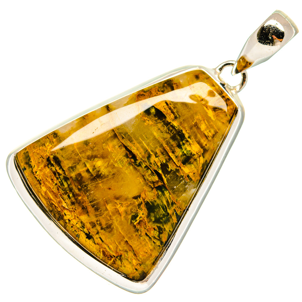 Golden Pietersite Pendants handcrafted by Ana Silver Co - PD24823 - Photo 2