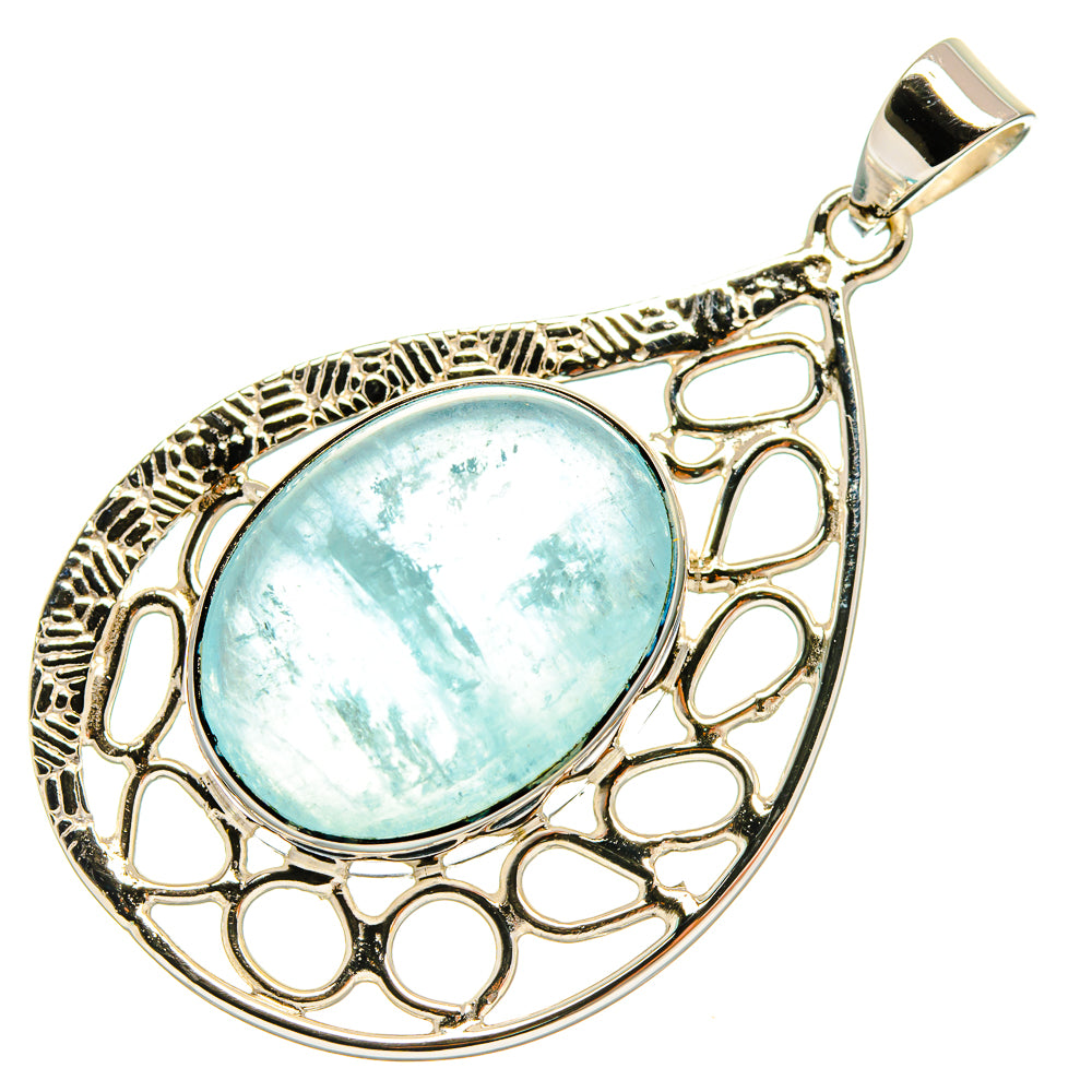 Aquamarine Pendants handcrafted by Ana Silver Co - PD24838 - Photo 2