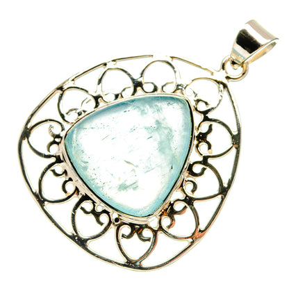 Aquamarine Pendants handcrafted by Ana Silver Co - PD24839 - Photo 2
