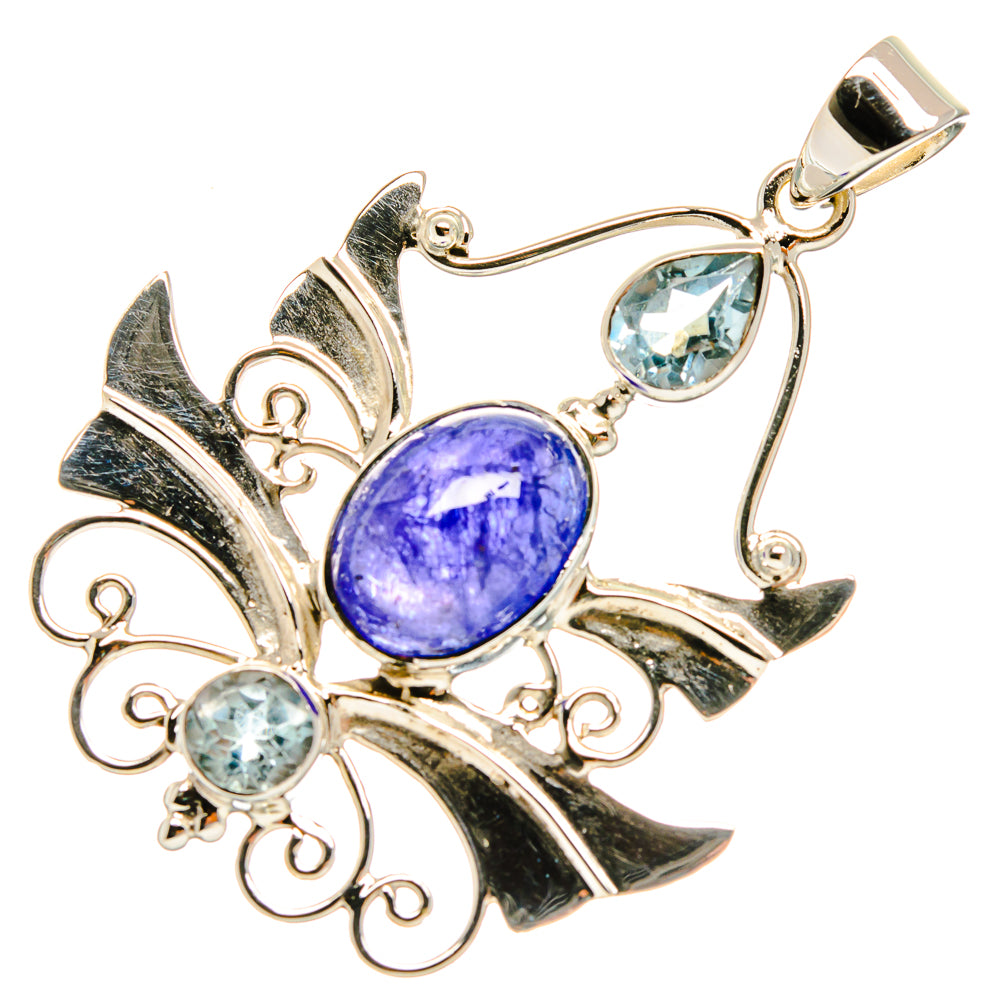 Tanzanite Pendants handcrafted by Ana Silver Co - PD24855 - Photo 2
