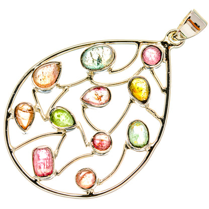 Green Tourmaline Pendants handcrafted by Ana Silver Co - PD24864 - Photo 2