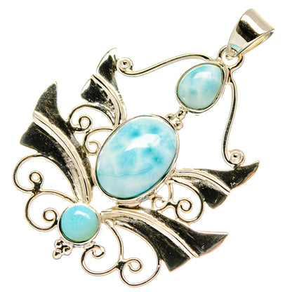 Larimar Pendants handcrafted by Ana Silver Co - PD24872 - Photo 2