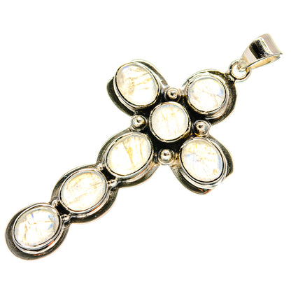 Rainbow Moonstone Pendants handcrafted by Ana Silver Co - PD24873 - Photo 2
