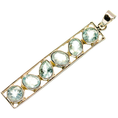Blue Topaz Pendants handcrafted by Ana Silver Co - PD24875 - Photo 2