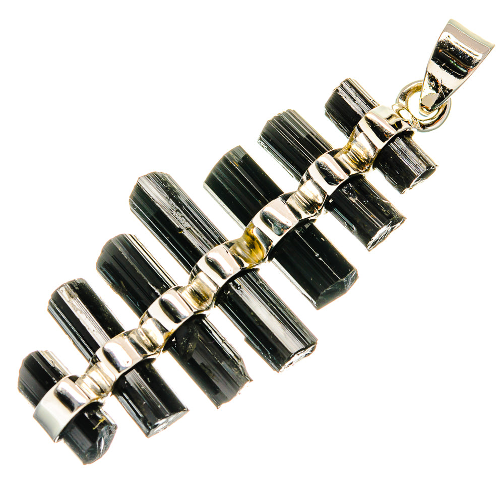 Black Tourmaline Pendants handcrafted by Ana Silver Co - PD24879 - Photo 2