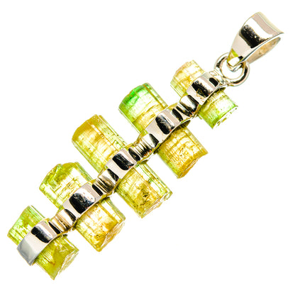 Green Tourmaline Pendants handcrafted by Ana Silver Co - PD24880 - Photo 2