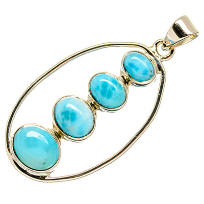 Larimar Pendants handcrafted by Ana Silver Co - PD24881 - Photo 2