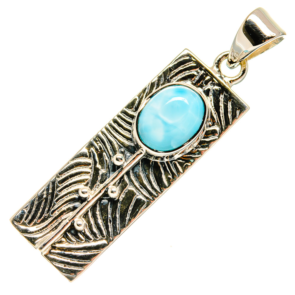 Larimar Pendants handcrafted by Ana Silver Co - PD24893 - Photo 2