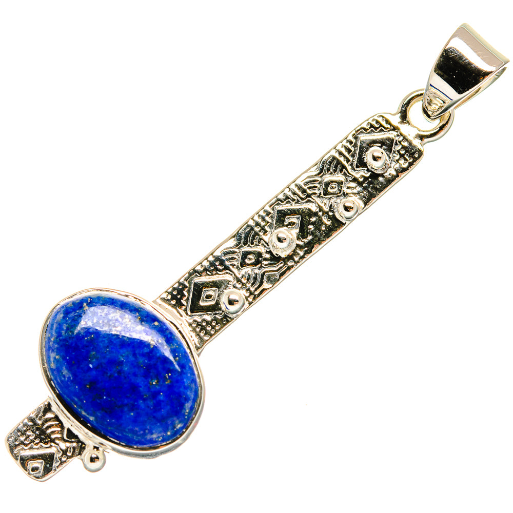 Lapis Lazuli Pendants handcrafted by Ana Silver Co - PD24905 - Photo 2