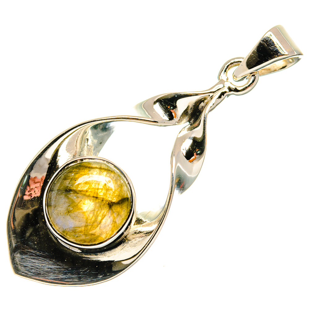 Labradorite Pendants handcrafted by Ana Silver Co - PD24911 - Photo 2