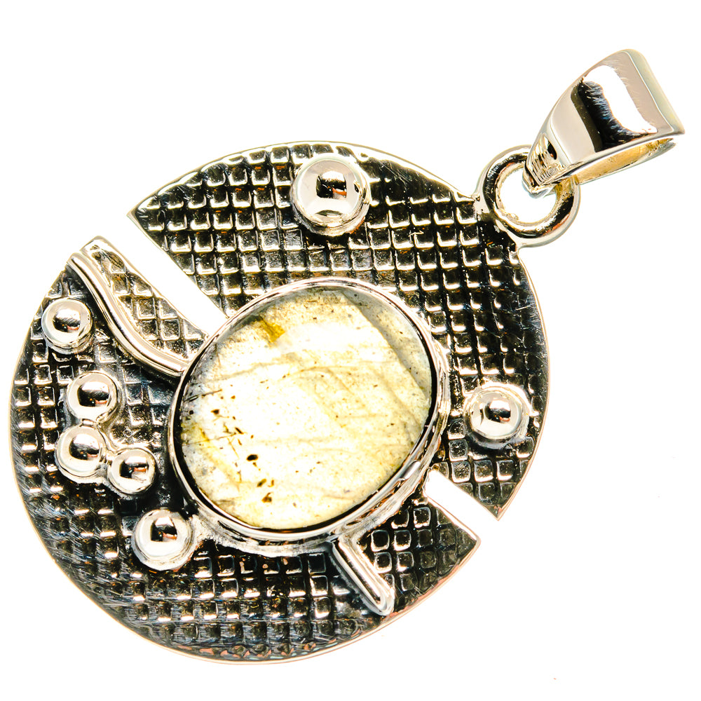 Labradorite Pendants handcrafted by Ana Silver Co - PD24934 - Photo 2
