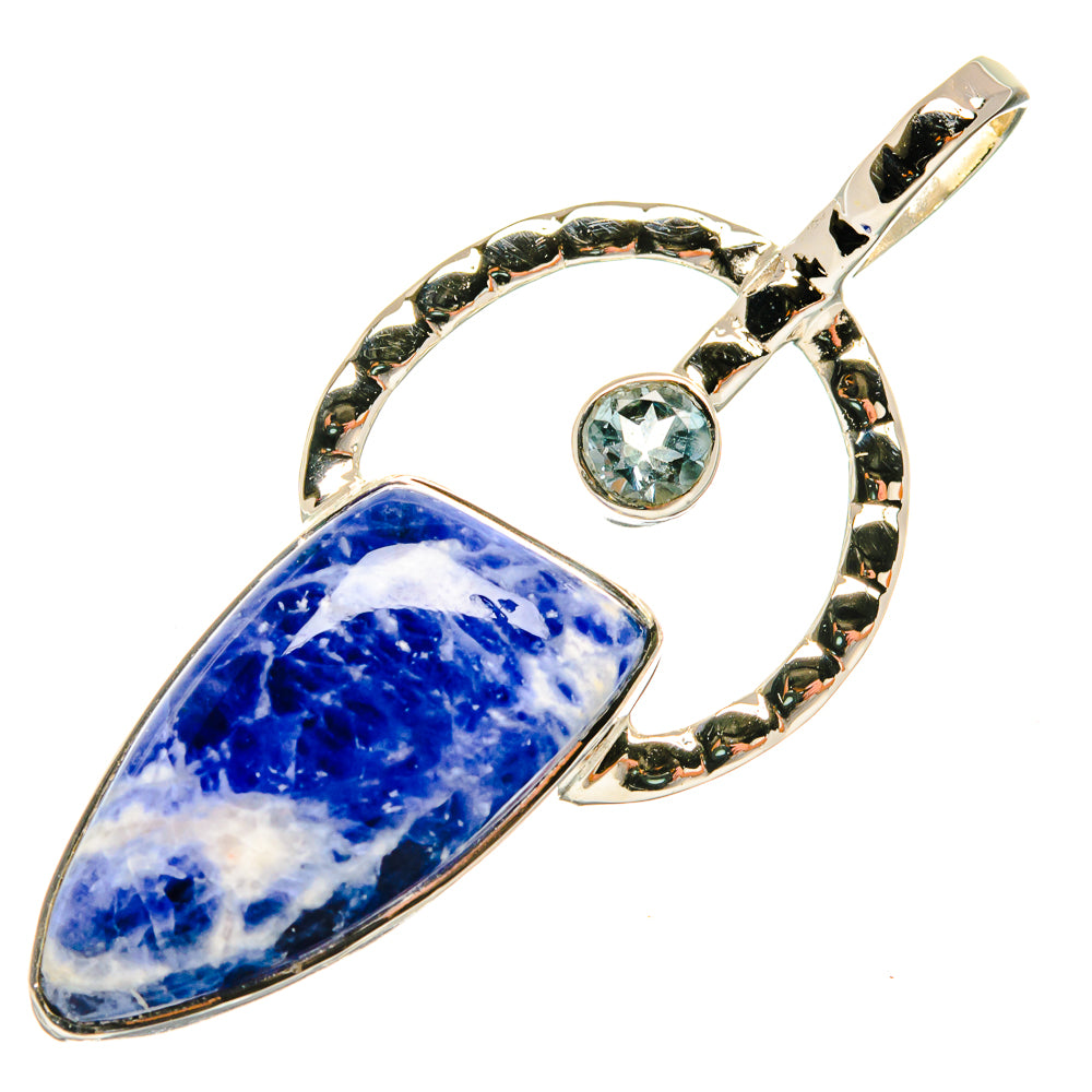 Sodalite Pendants handcrafted by Ana Silver Co - PD24937 - Photo 2