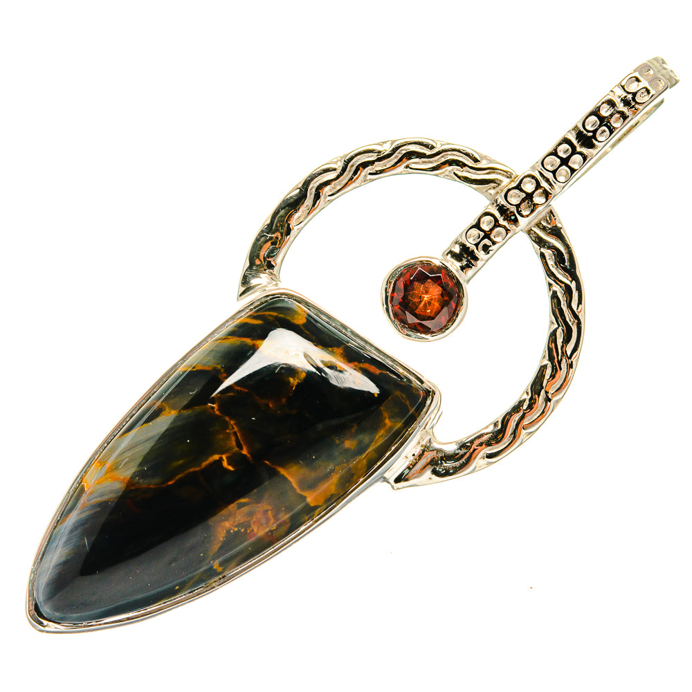 Pietersite Pendants handcrafted by Ana Silver Co - PD24938 - Photo 2