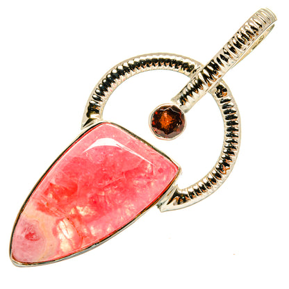 Rhodochrosite Pendants handcrafted by Ana Silver Co - PD24940 - Photo 2