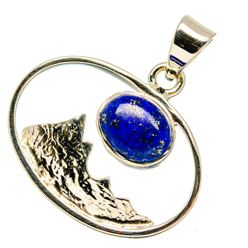 Lapis Lazuli Pendants handcrafted by Ana Silver Co - PD24942 - Photo 2