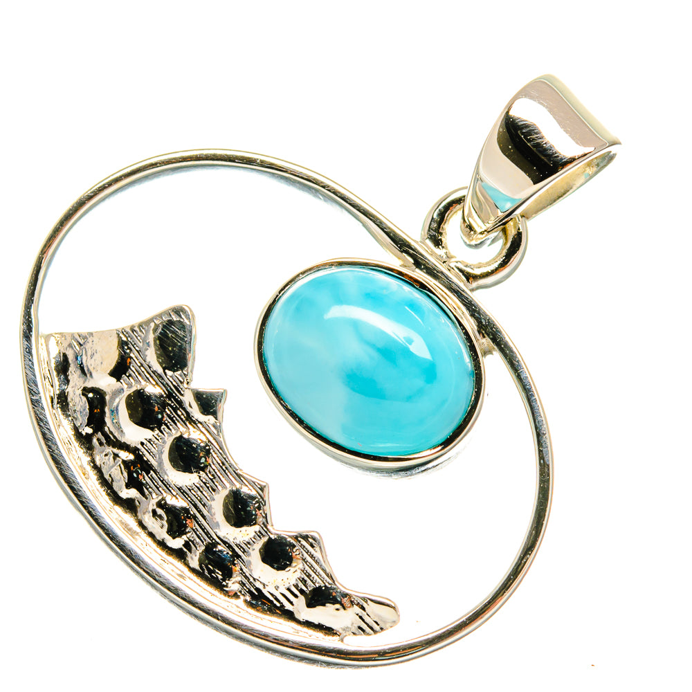 Larimar Pendants handcrafted by Ana Silver Co - PD24943 - Photo 2