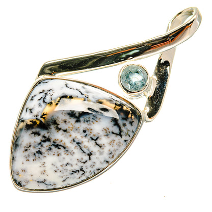 Dendritic Opal Pendants handcrafted by Ana Silver Co - PD24946 - Photo 2