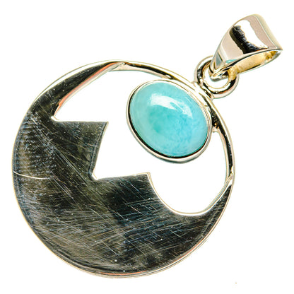 Larimar Pendants handcrafted by Ana Silver Co - PD24953 - Photo 2
