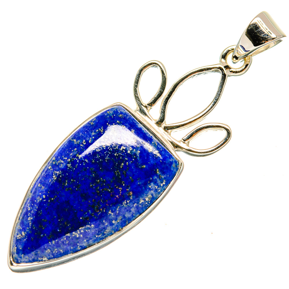 Lapis Lazuli Pendants handcrafted by Ana Silver Co - PD24959 - Photo 2