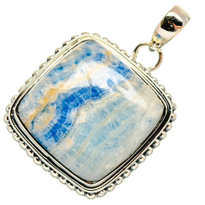 Blue Scheelite Pendants handcrafted by Ana Silver Co - PD24964 - Photo 2