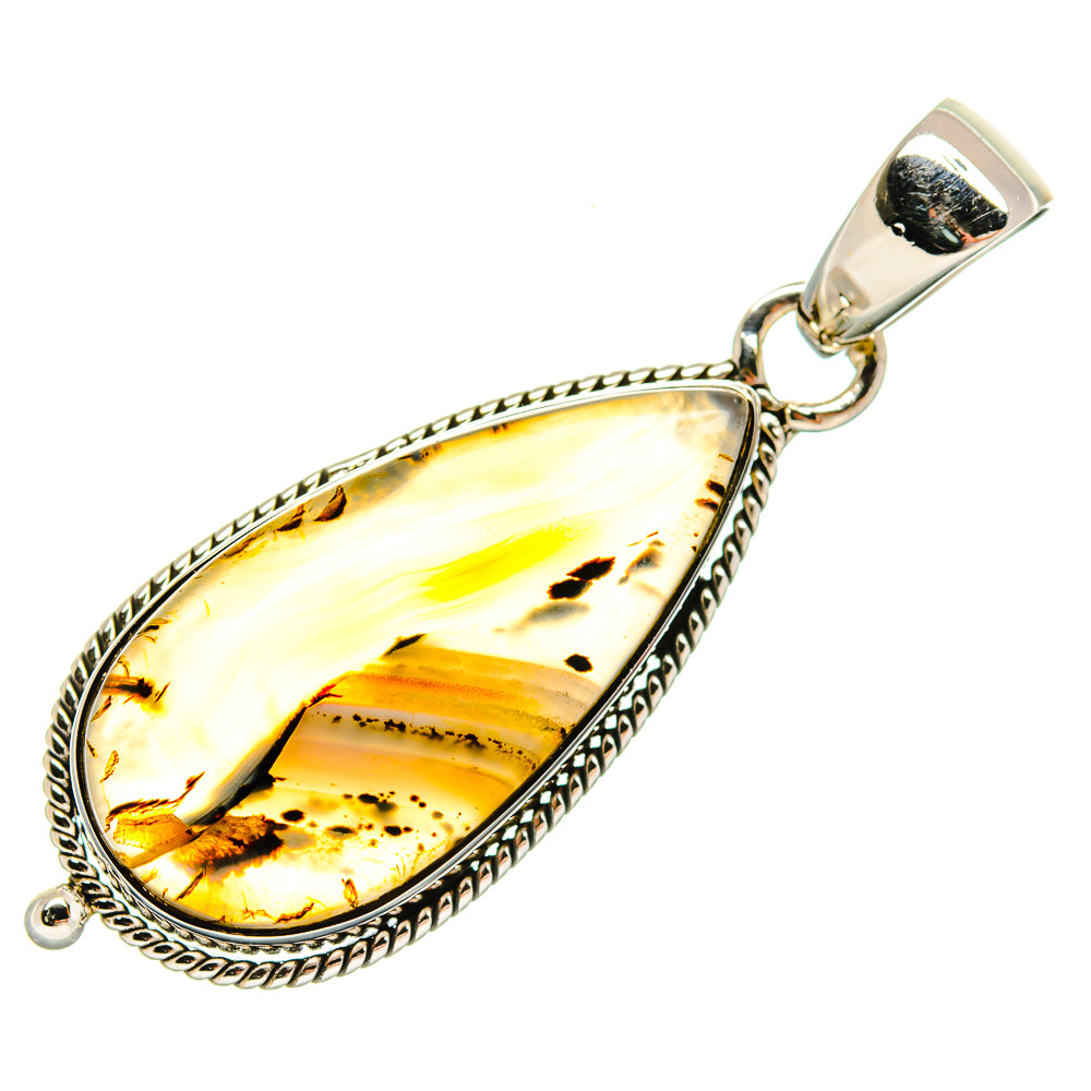 Montana Agate Pendants handcrafted by Ana Silver Co - PD24985 - Photo 2