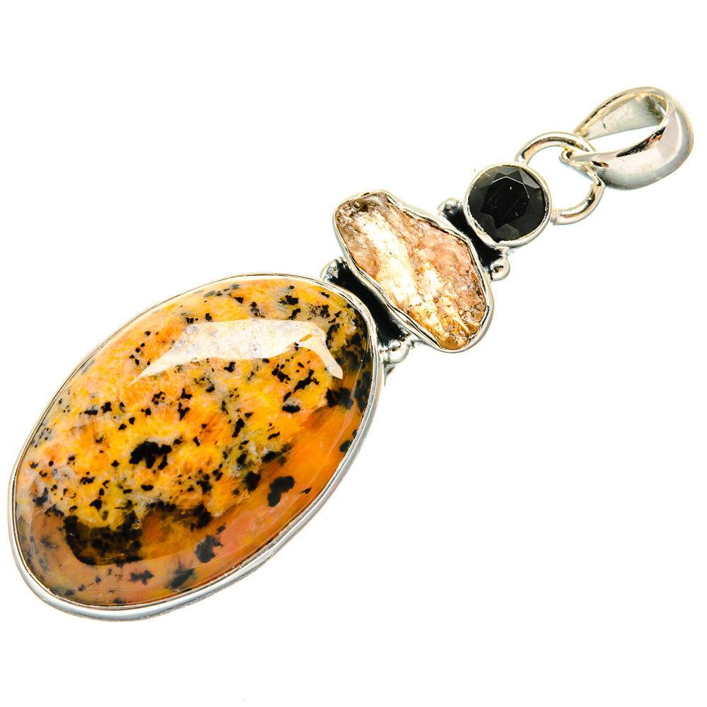Dendritic Agate Pendants handcrafted by Ana Silver Co - PD24990 - Photo 2