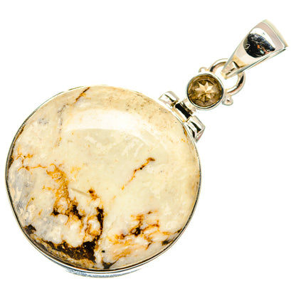 Peanut Wood Jasper Pendants handcrafted by Ana Silver Co - PD24996 - Photo 2
