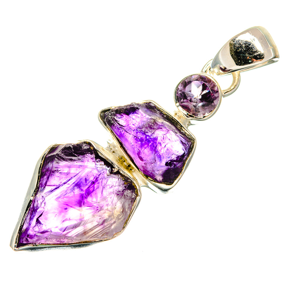 Amethyst Pendants handcrafted by Ana Silver Co - PD25017 - Photo 2